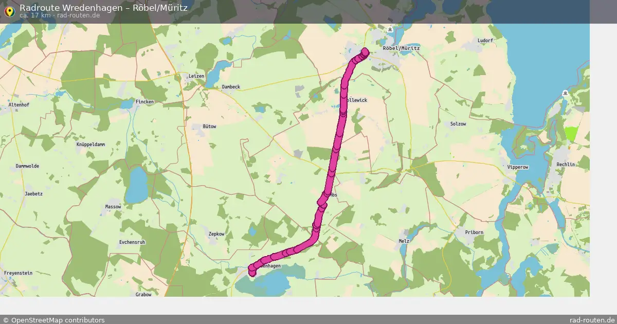 Radtour Wredenhagen – Röbel Müritz
