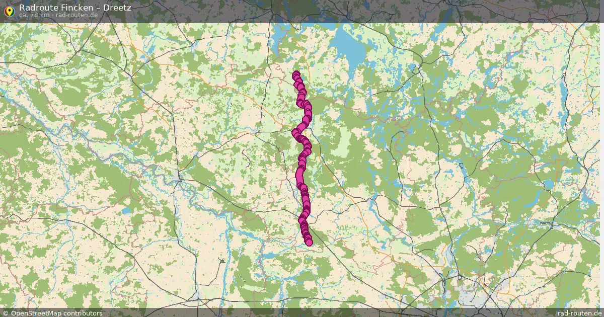 Radtour Fincken – Dreetz