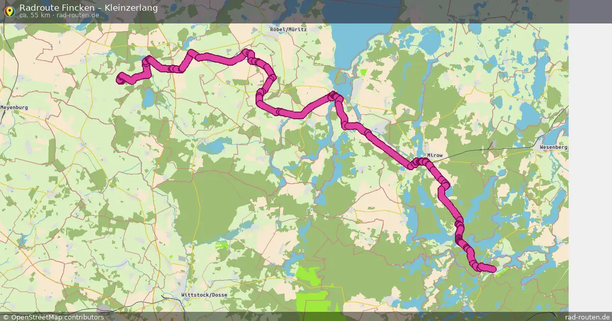 Radtour Fincken – Kleinzerlang