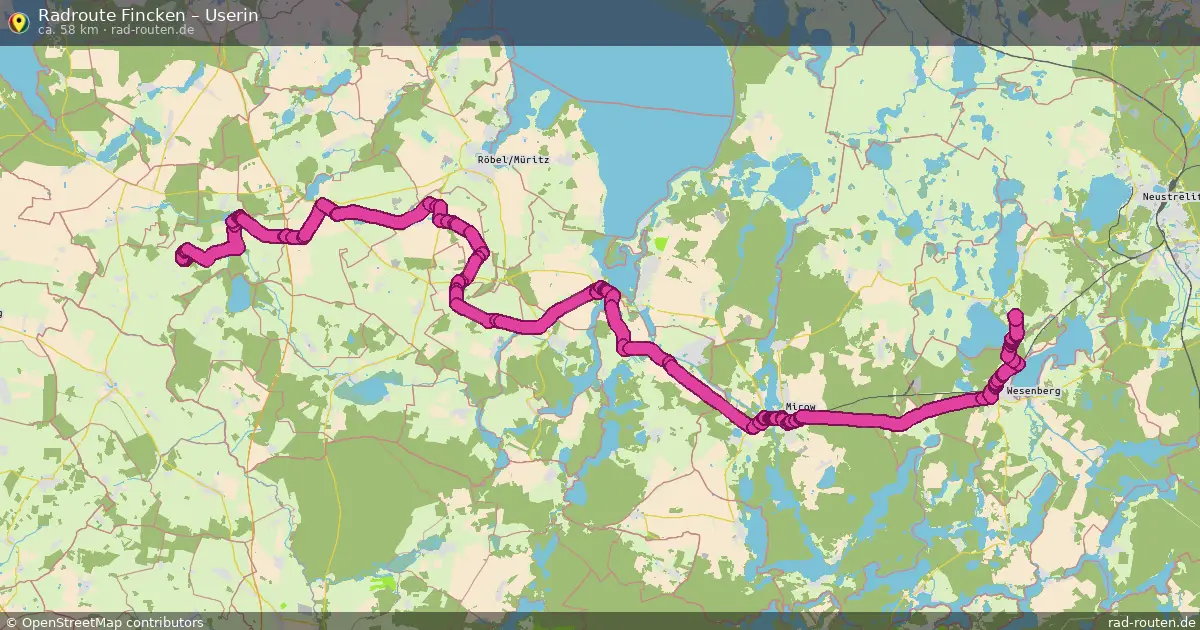 Radtour Fincken – Userin