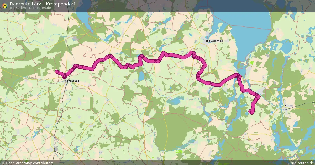 Radtour Lärz – Krempendorf