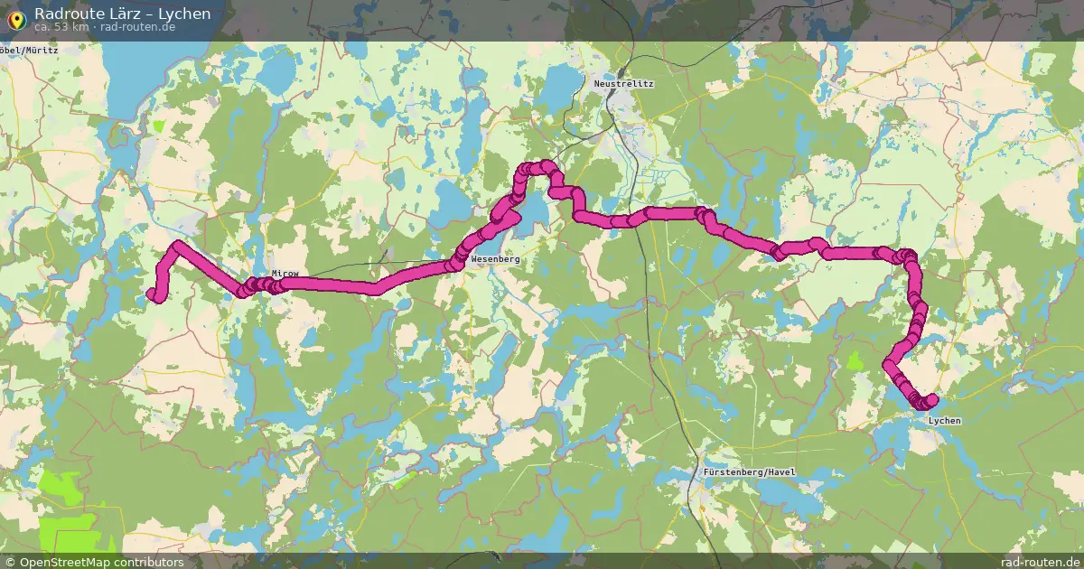 Radtour Lärz – Lychen