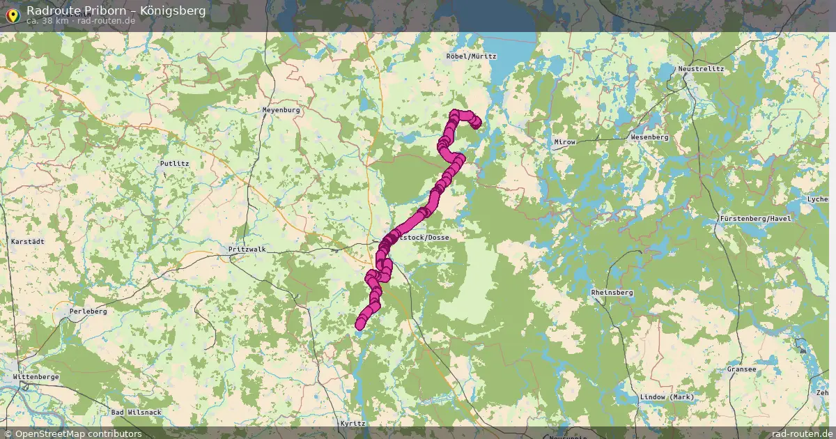 Radtour Priborn – Königsberg