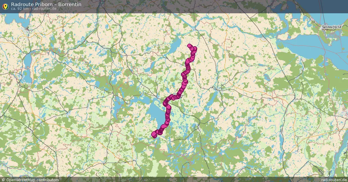 Radtour Priborn – Borrentin
