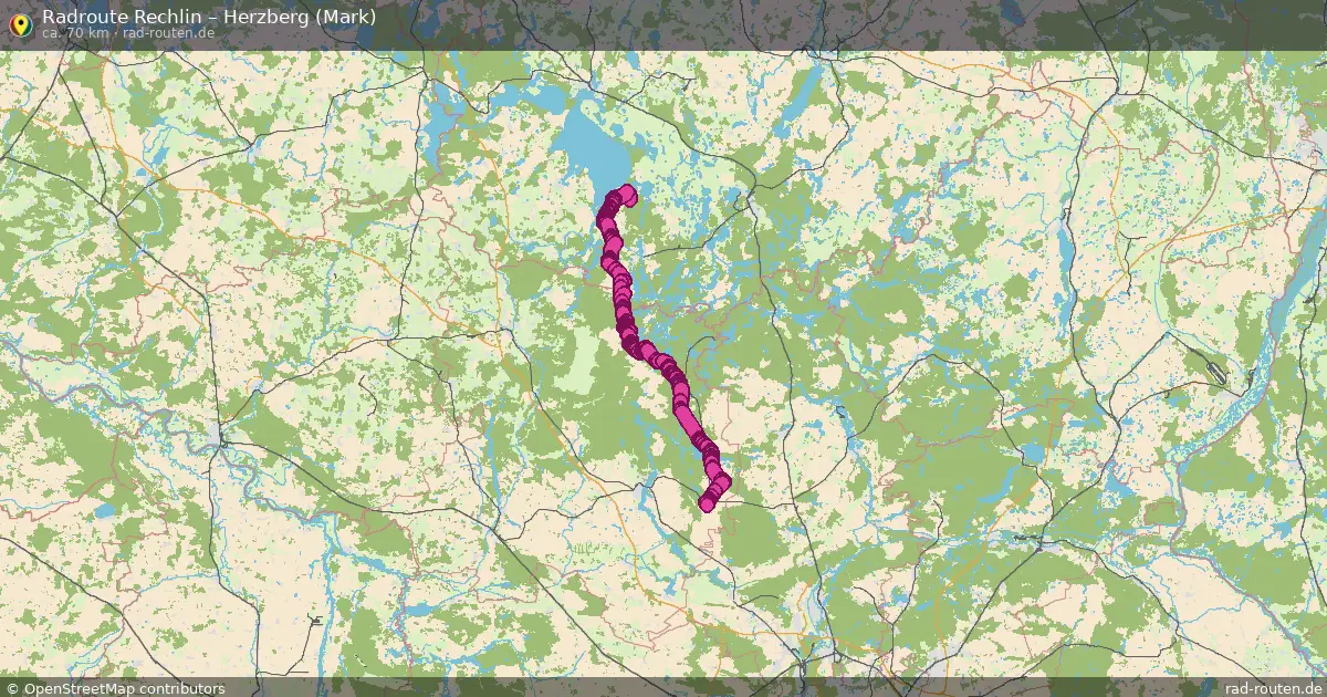 Radtour Rechlin – Herzberg (Mark)