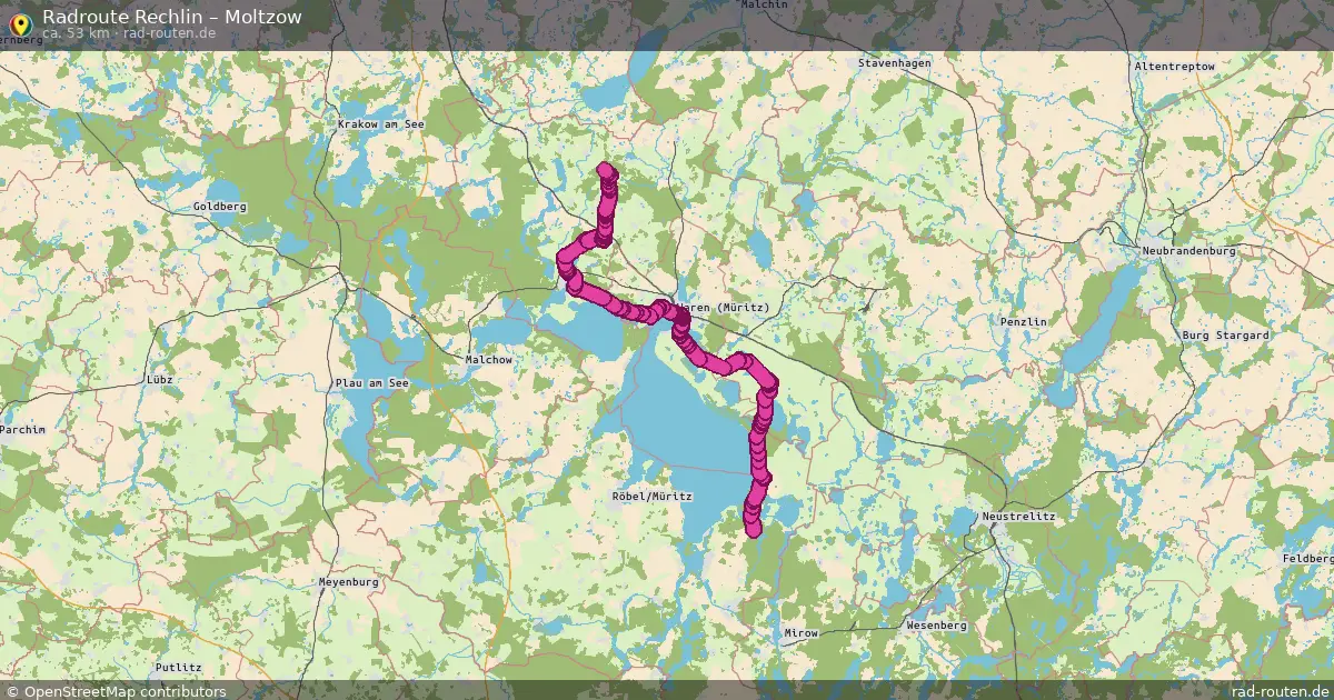 Radtour Rechlin – Moltzow
