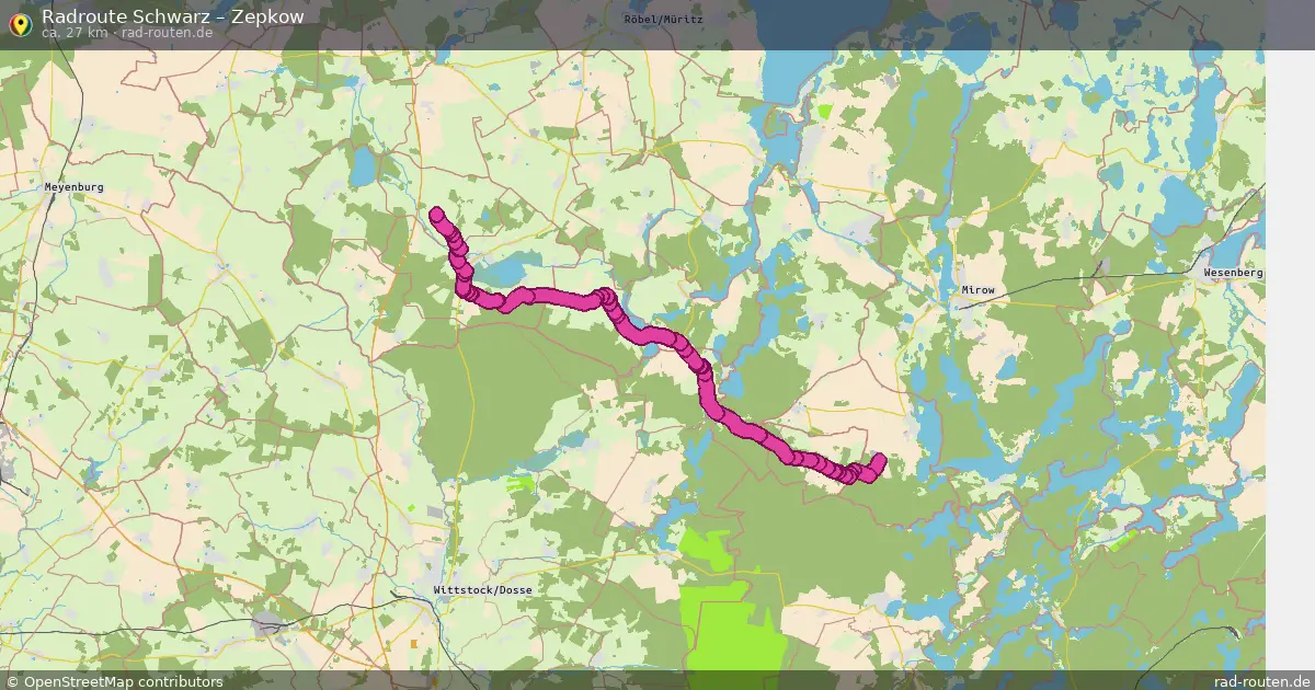 Radtour Schwarz – Zepkow