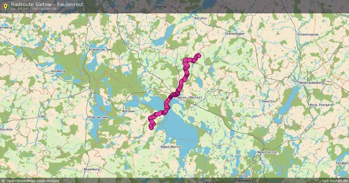 Radtour Sietow – Faulenrost