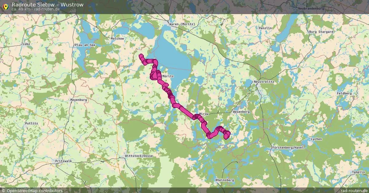Radtour Sietow – Wustrow