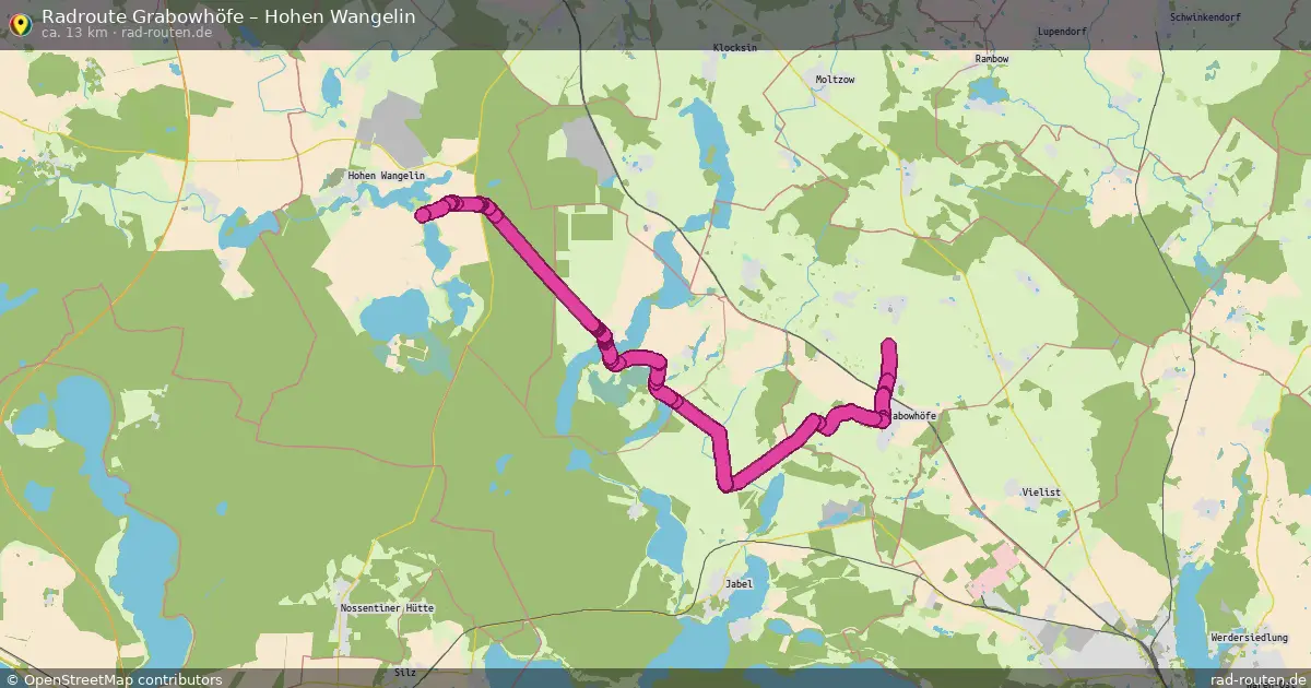 Radtour Grabowhöfe – Hohen Wangelin