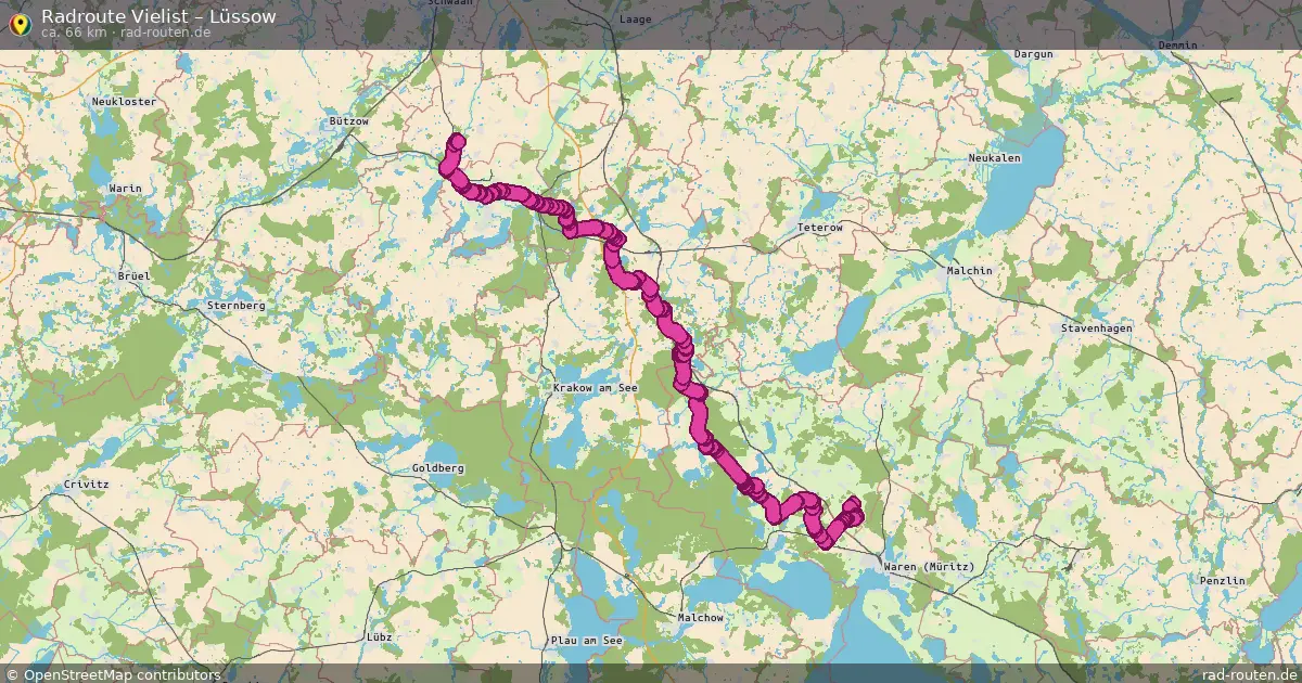Radtour Vielist – Lüssow