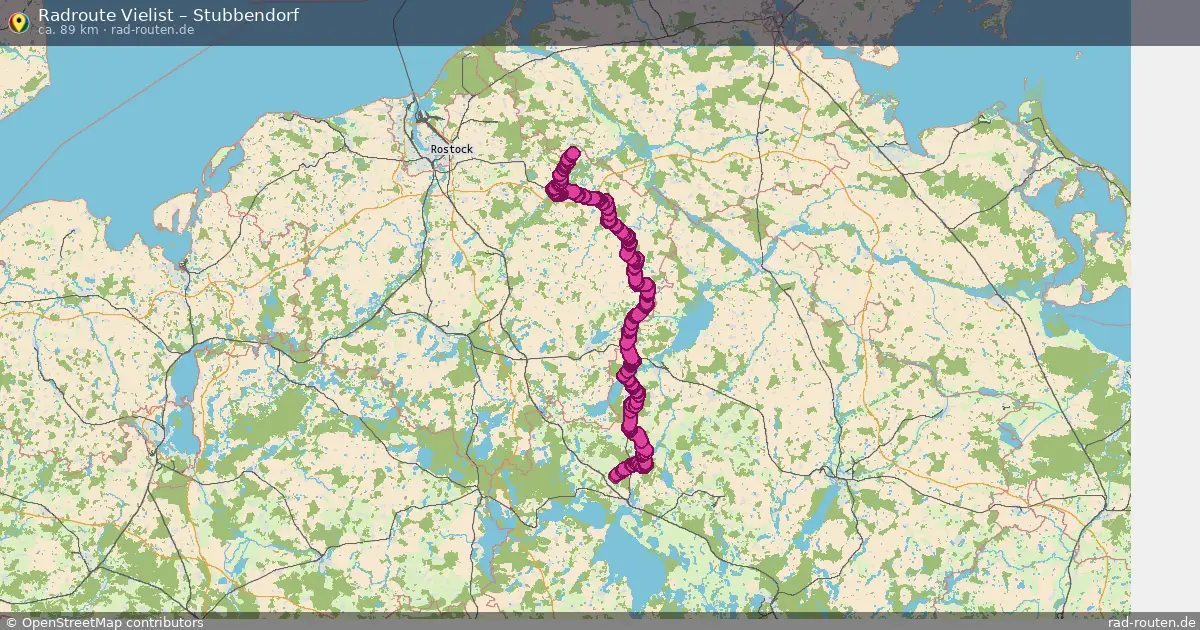 Radtour Vielist – Stubbendorf