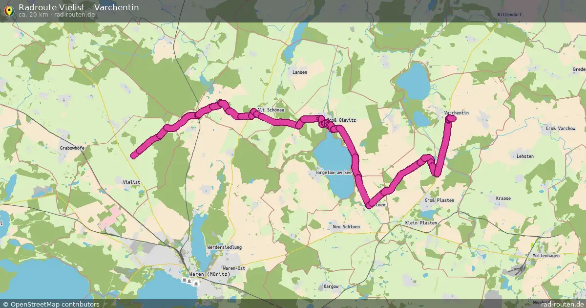Radtour Vielist – Varchentin