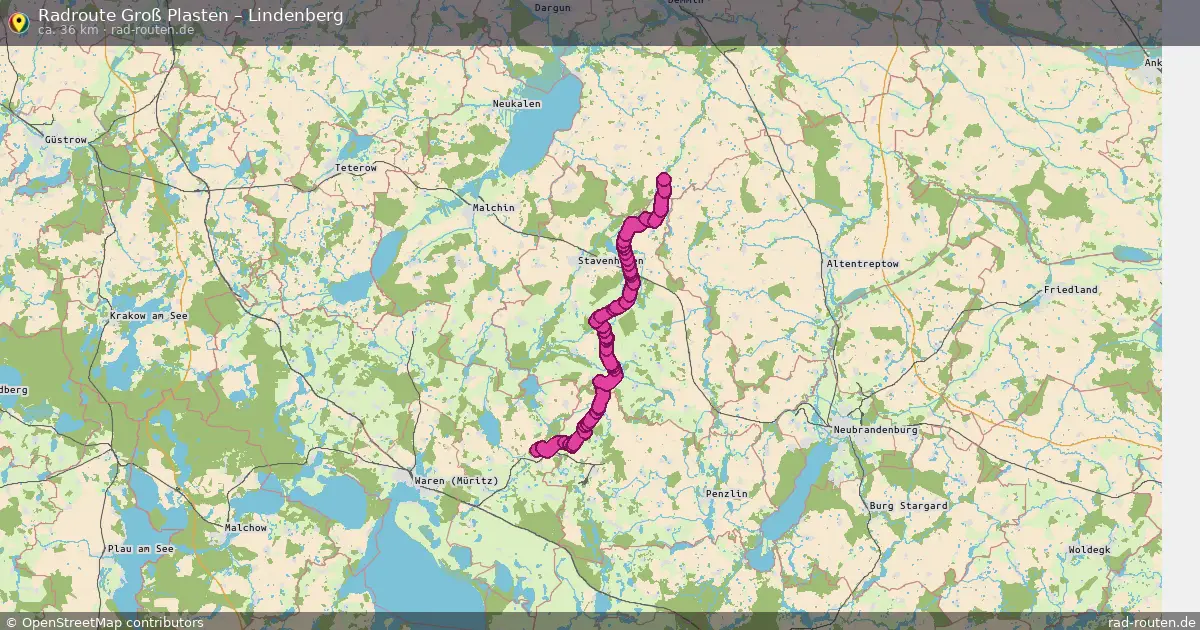 Radtour Groß Plasten – Lindenberg