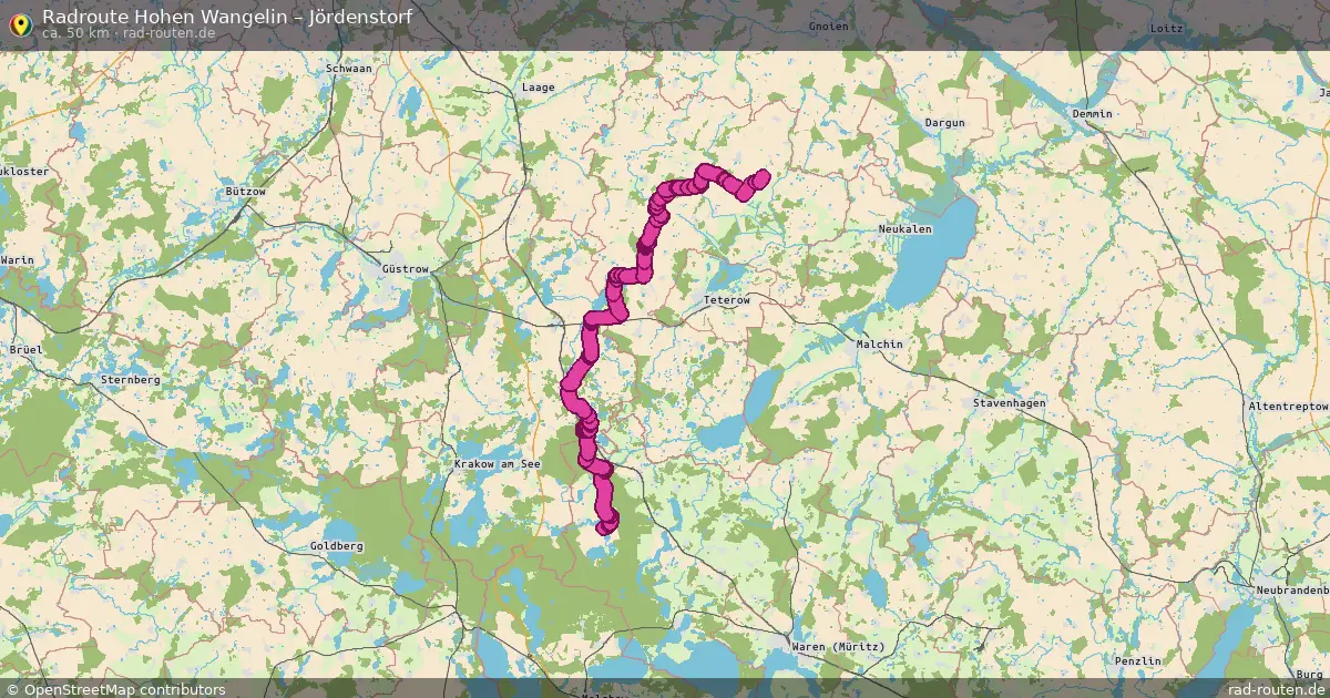 Radtour Hohen Wangelin – Jördenstorf