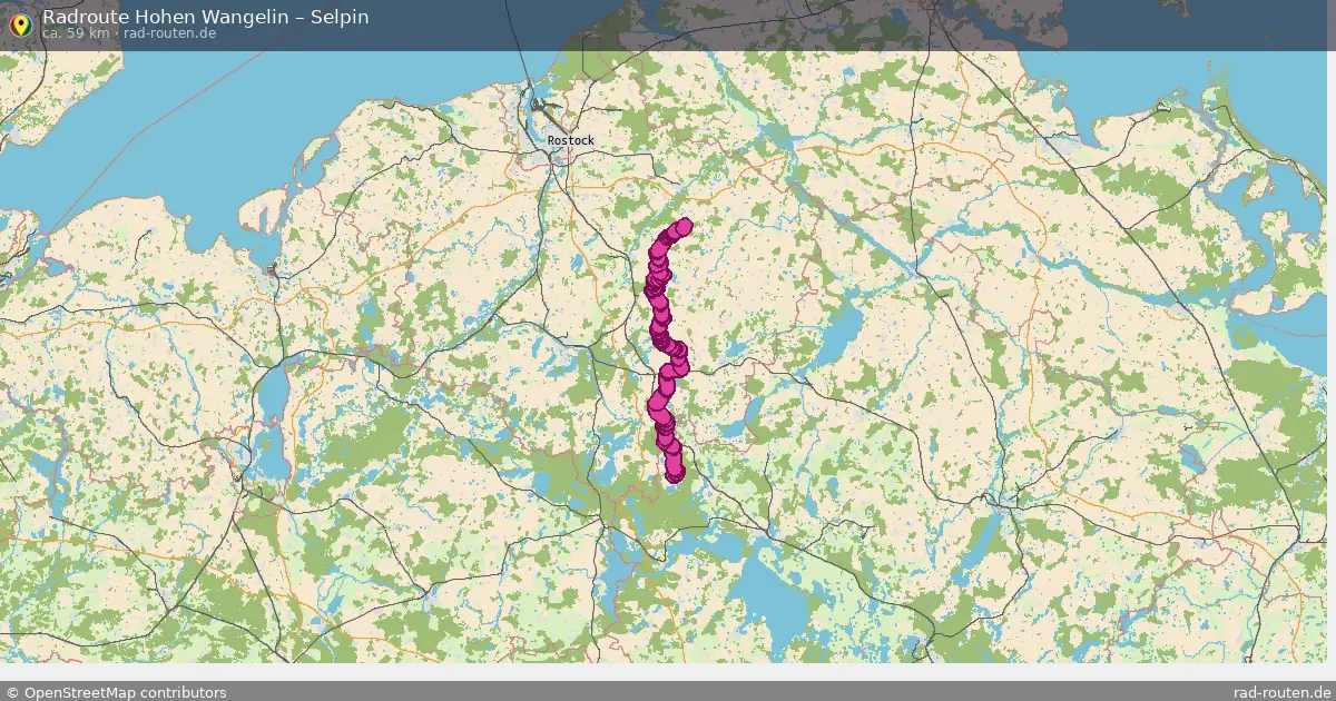 Fahrradroute Hohen Wangelin – Selpin