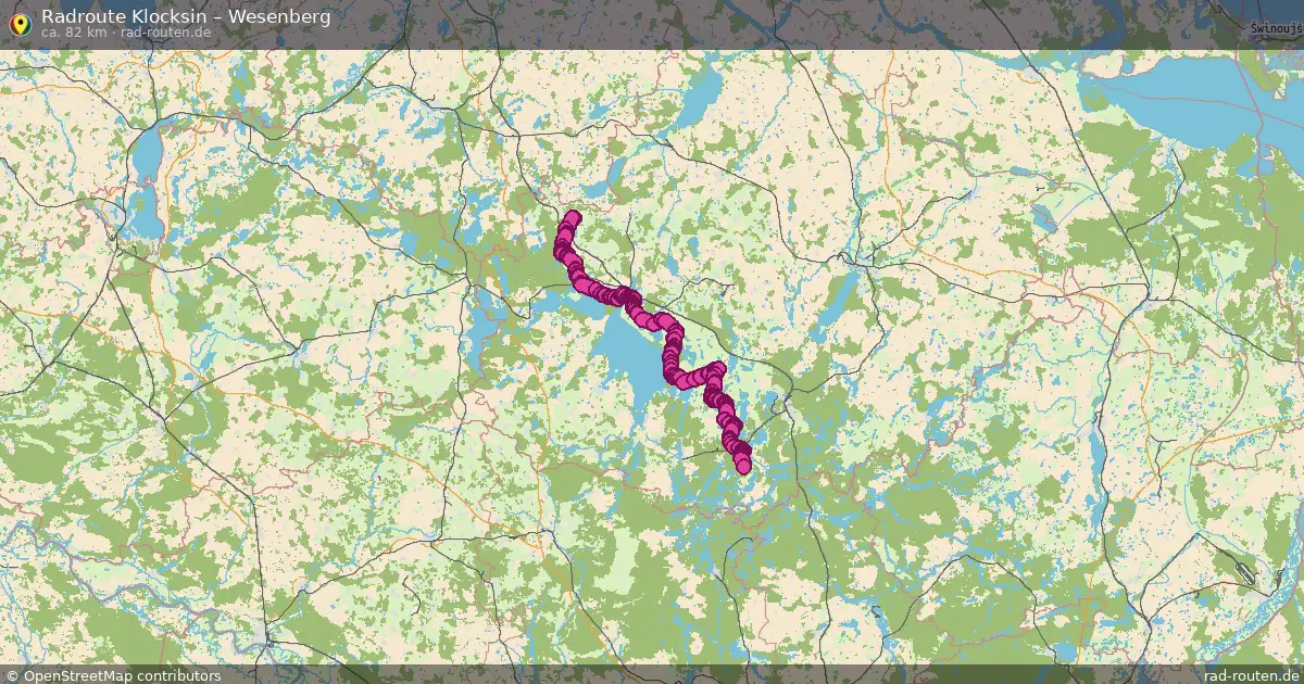 Radtour Klocksin – Wesenberg