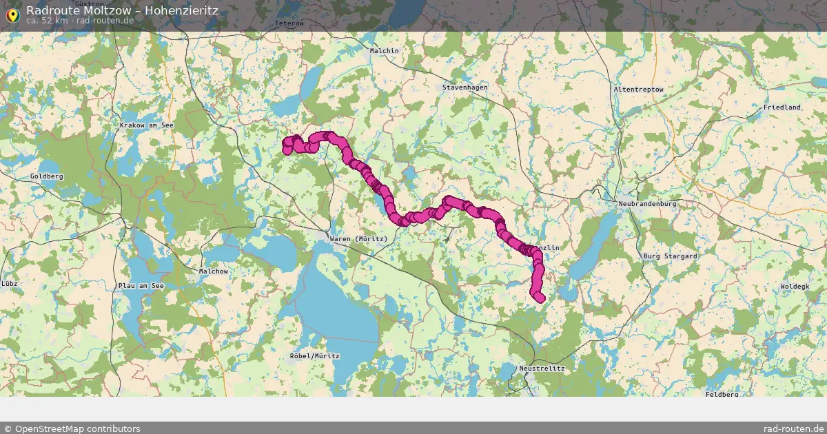 Radtour Moltzow – Hohenzieritz