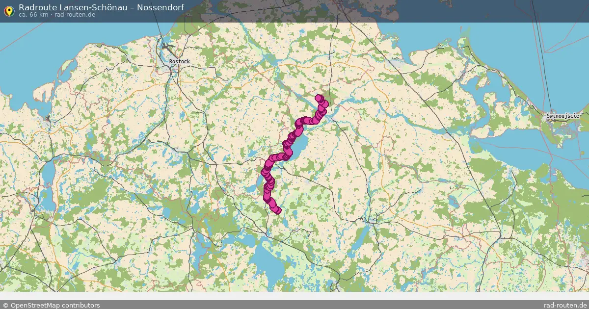 Radtour Lansen-Schönau – Nossendorf