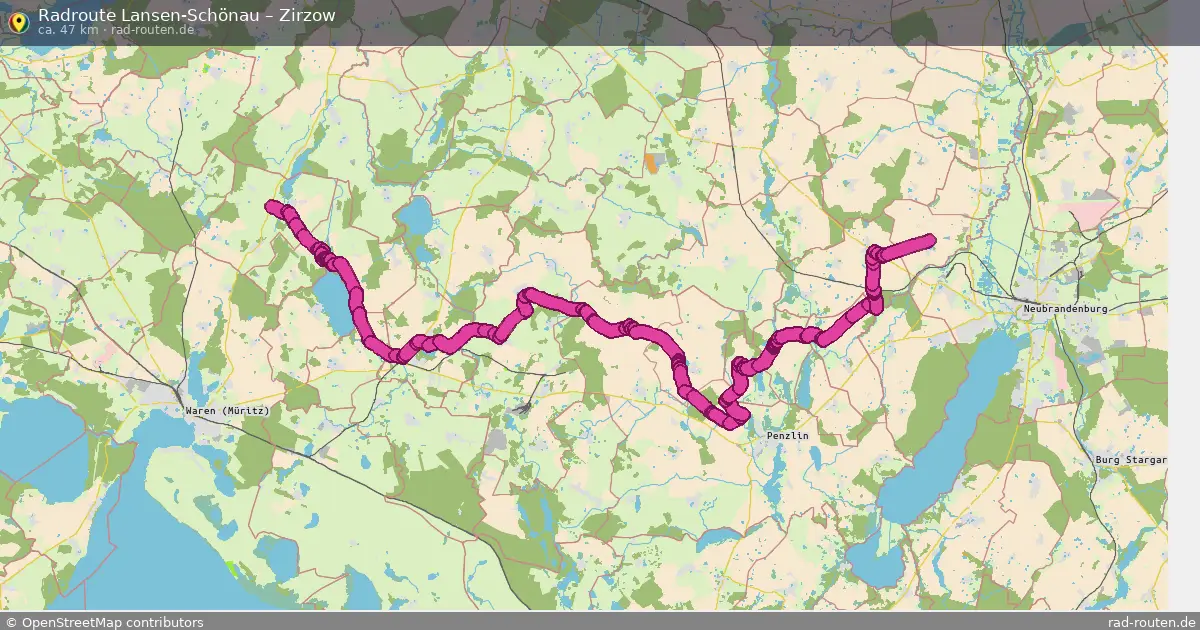 Radtour Lansen-Schönau – Zirzow
