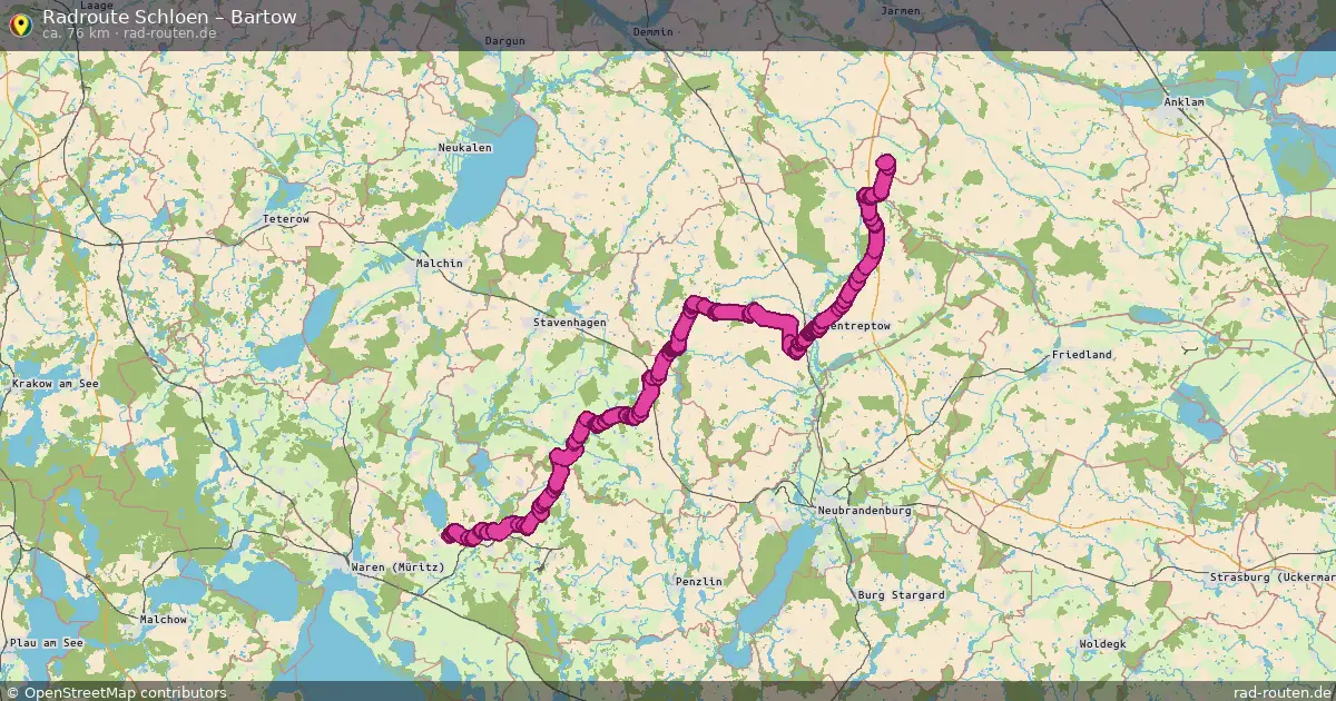 Radtour Schloen – Bartow