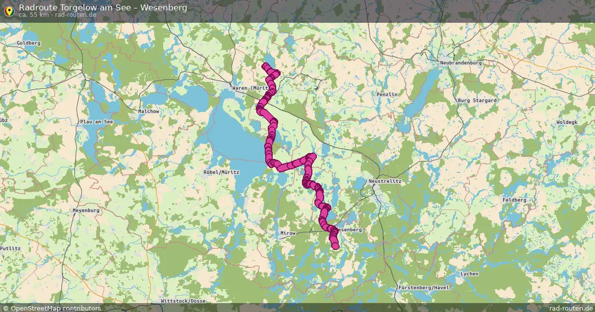 Radtour Torgelow Am See – Wesenberg