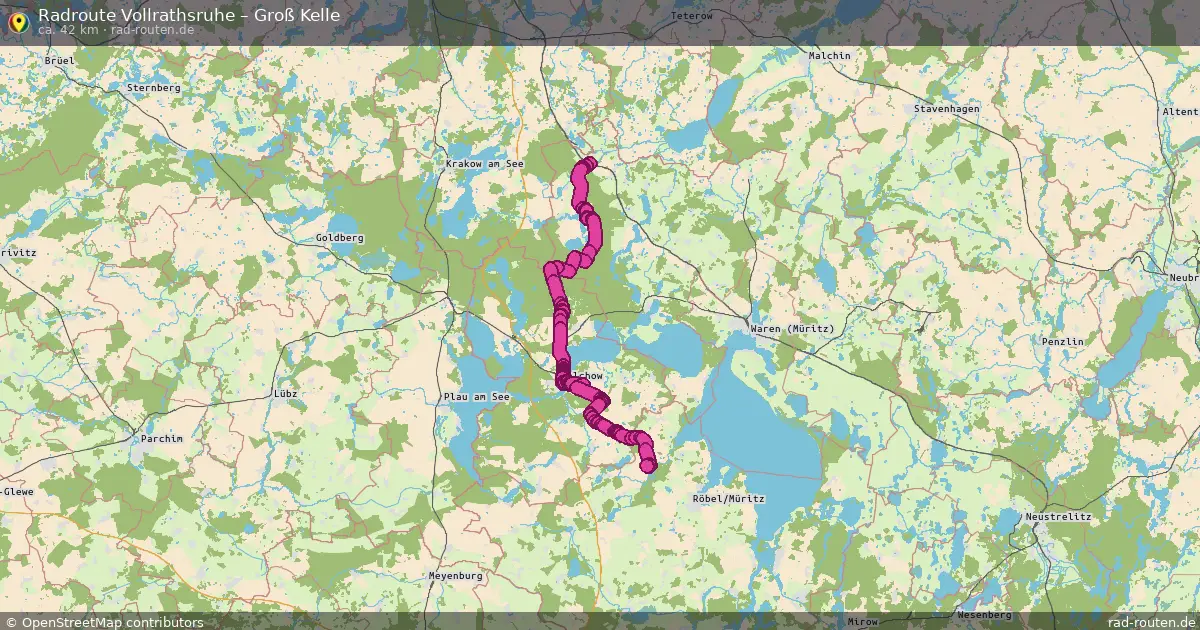 Radtour Vollrathsruhe – Groß Kelle