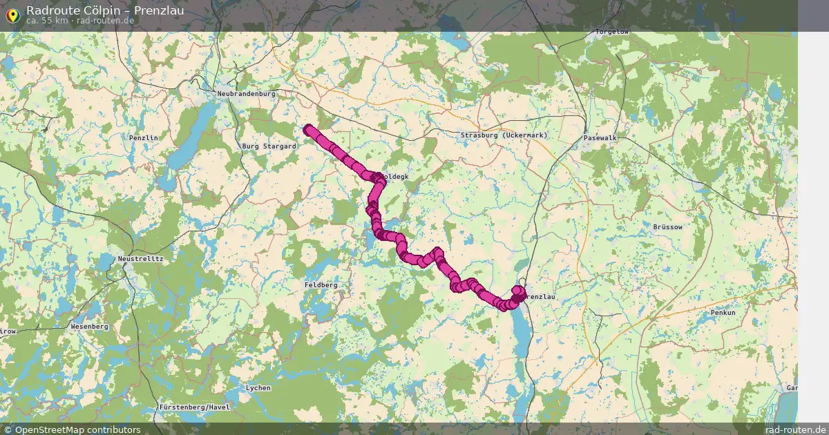 Radtour Cölpin – Prenzlau