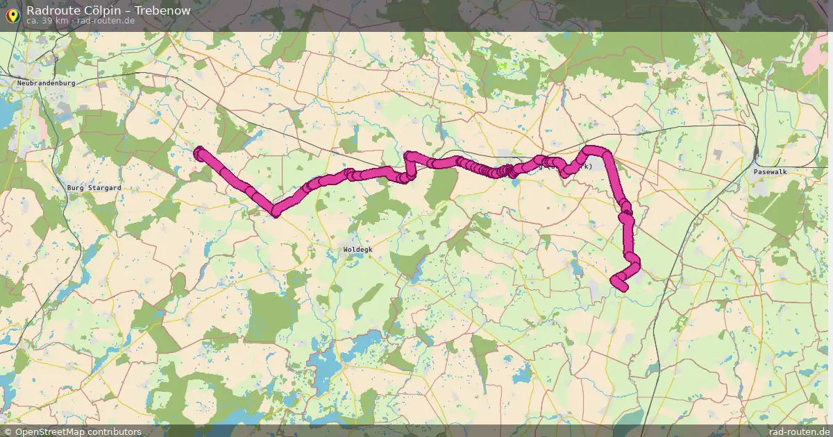 Radtour Cölpin – Trebenow