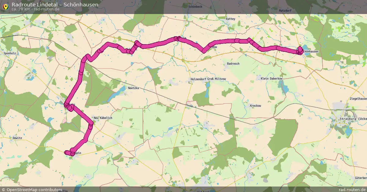 Radtour Lindetal – Schönhausen