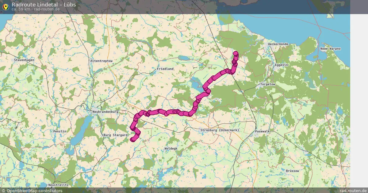 Radtour Lindetal – Lübs