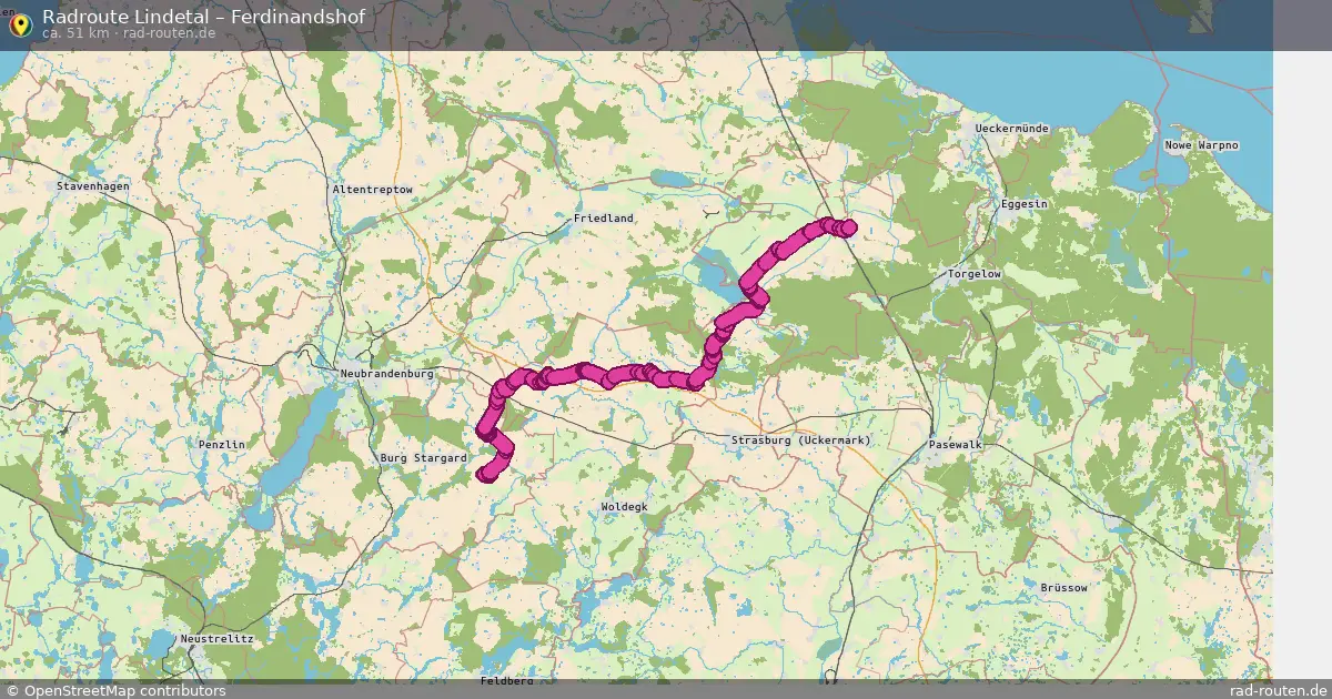 Radtour Lindetal – Ferdinandshof