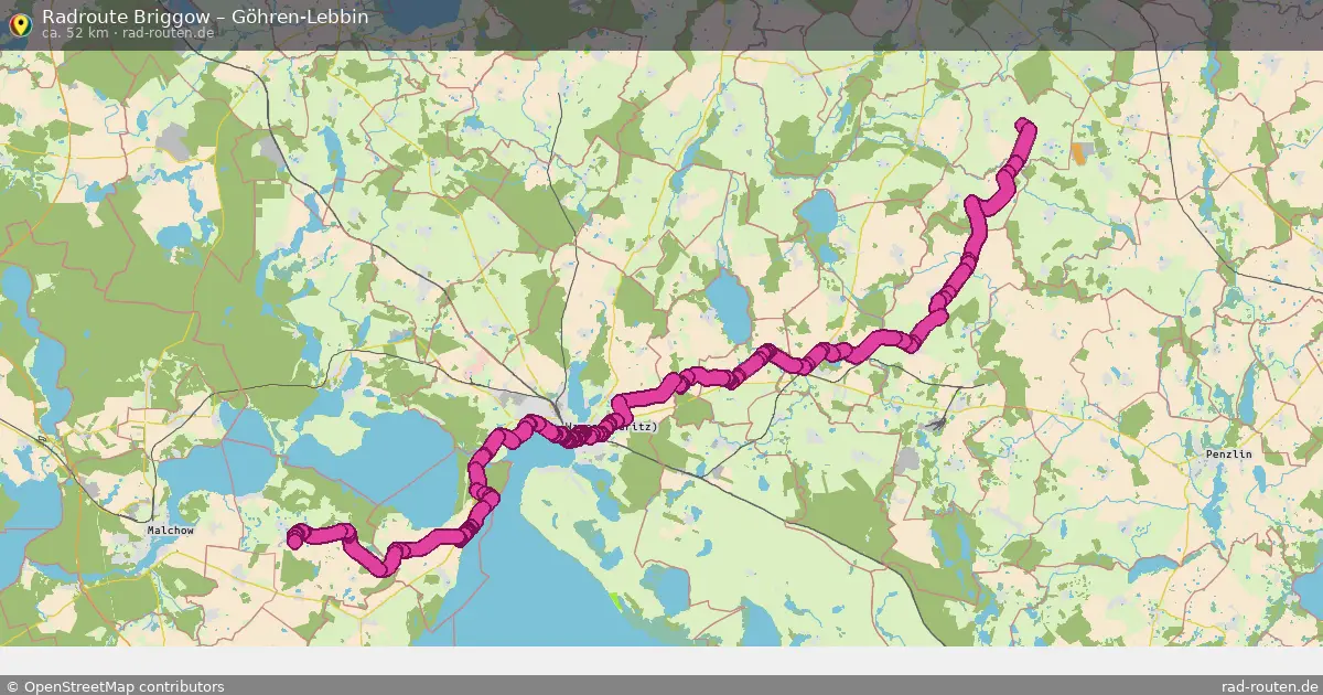 Radtour Briggow – Göhren-Lebbin