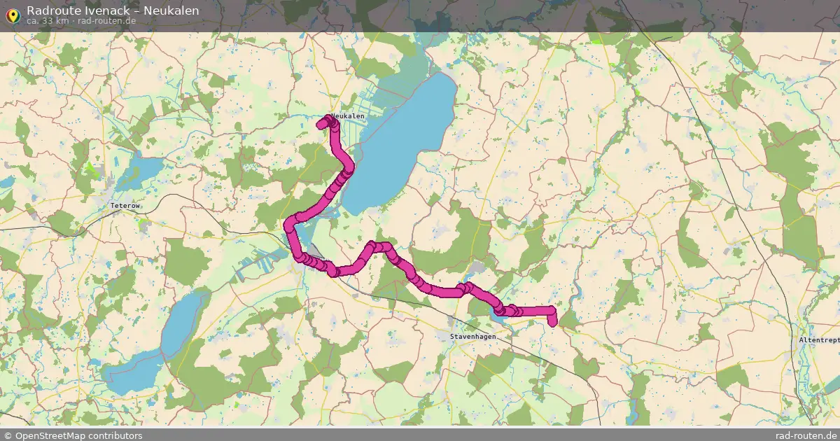 Fahrradroute Ivenack – Neukalen