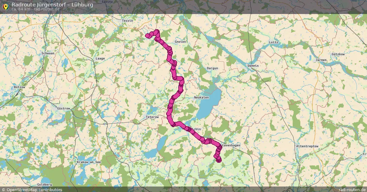 Radtour Jürgenstorf – Lühburg