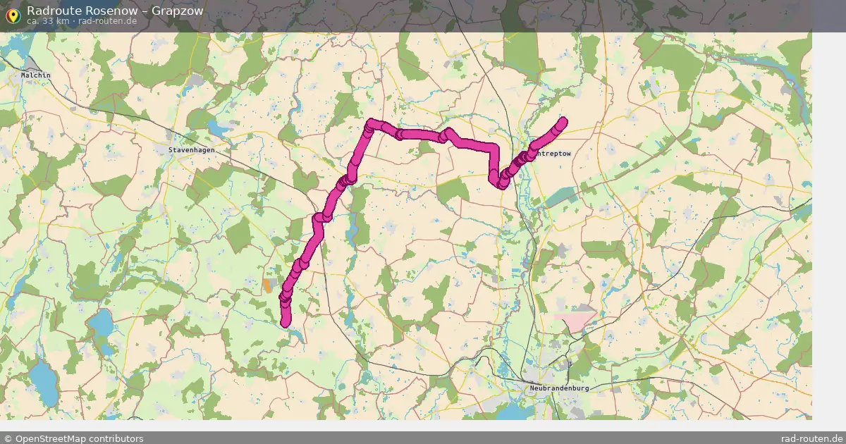 Radtour Rosenow – Grapzow