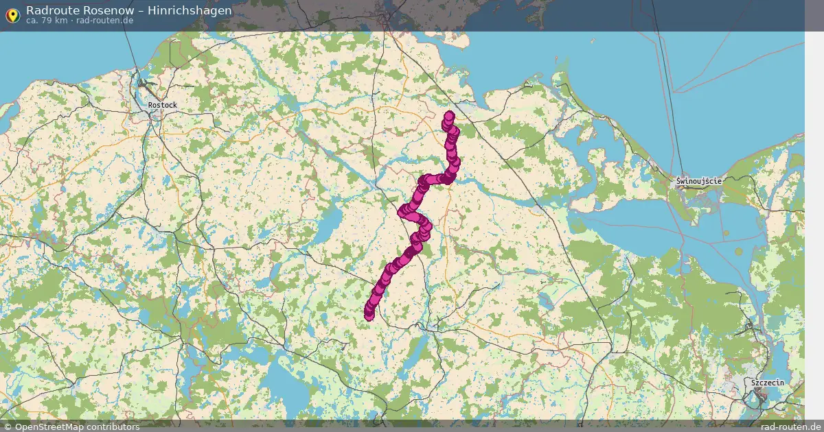 Radtour Rosenow – Hinrichshagen