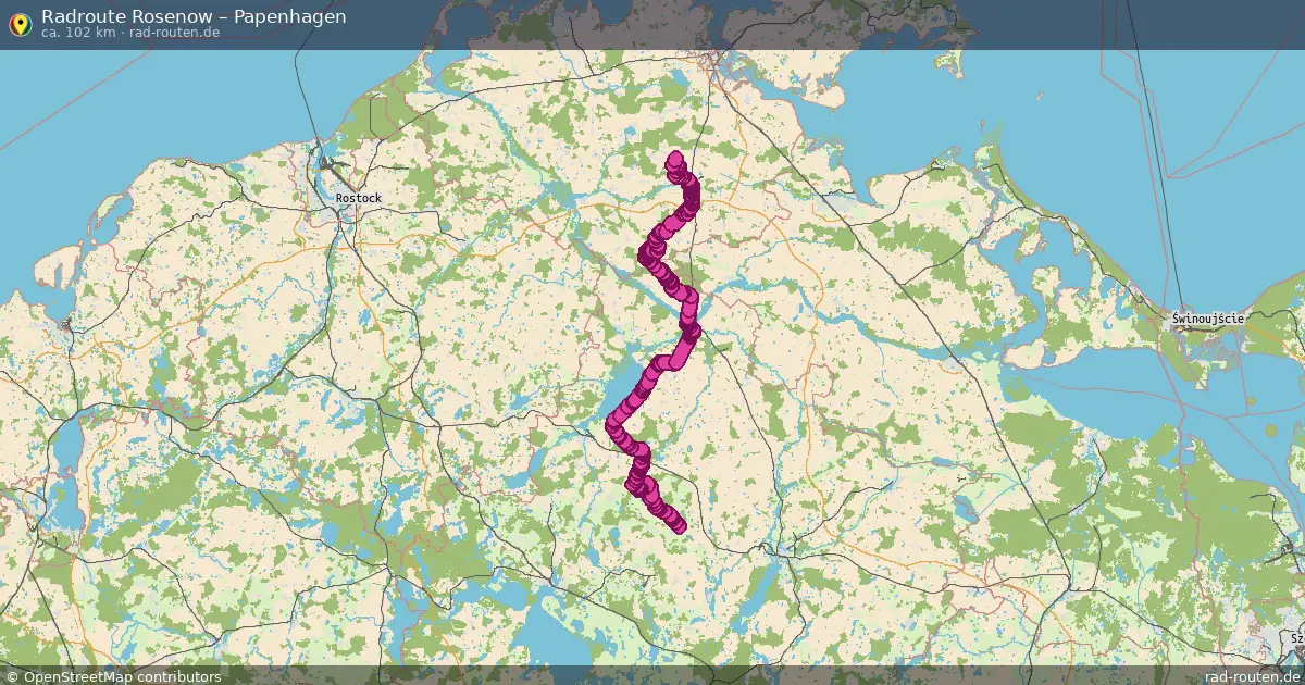 Radtour Rosenow – Papenhagen