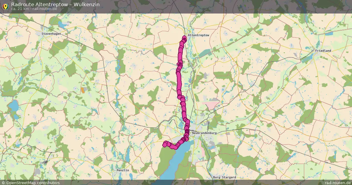 Radtour Altentreptow – Wulkenzin