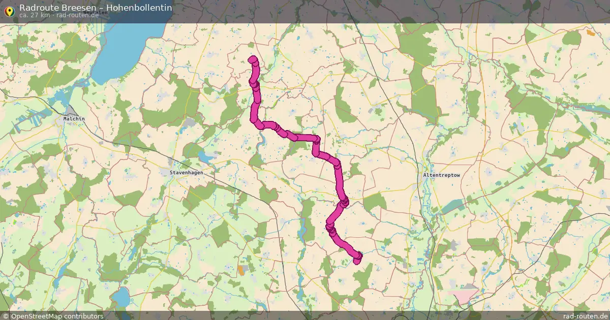 Radtour Breesen – Hohenbollentin