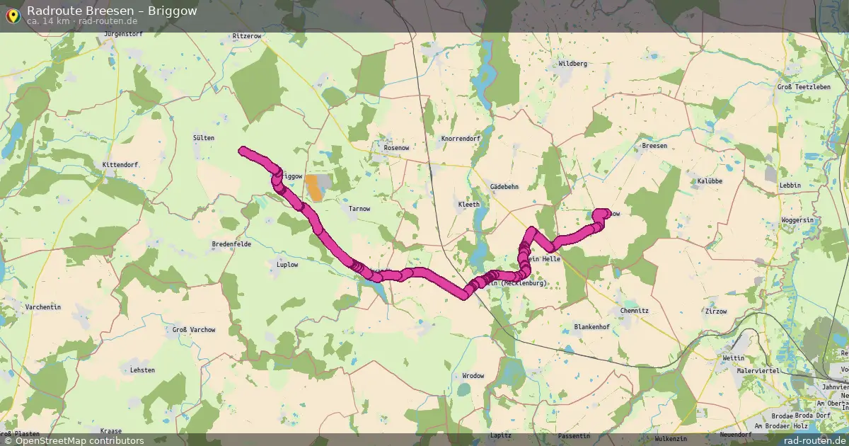 Radtour Breesen – Briggow