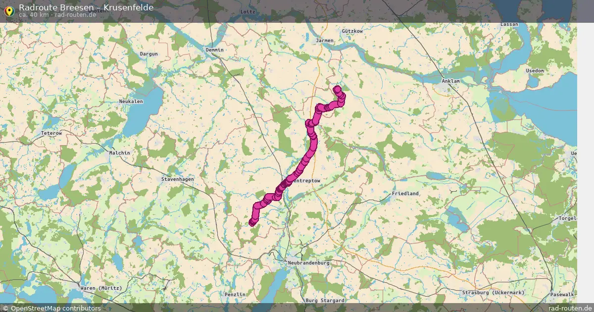 Radtour Breesen – Krusenfelde