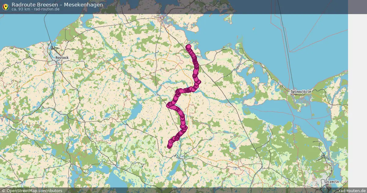 Radtour Breesen – Mesekenhagen