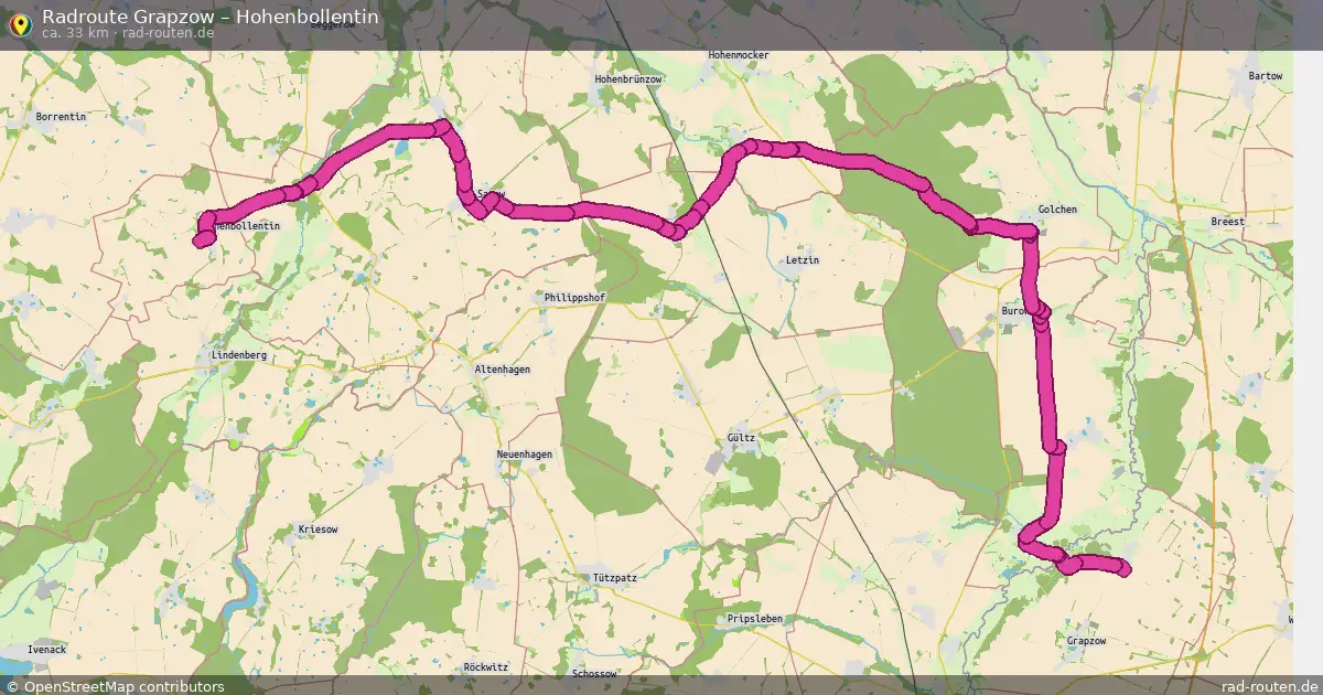 Radtour Grapzow – Hohenbollentin