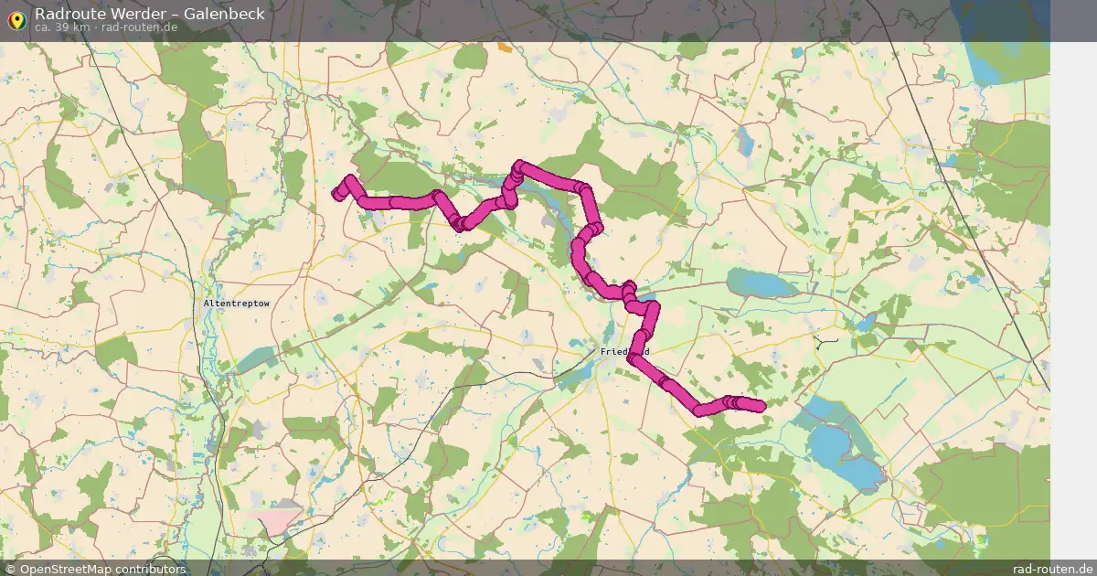 Radtour Werder – Galenbeck