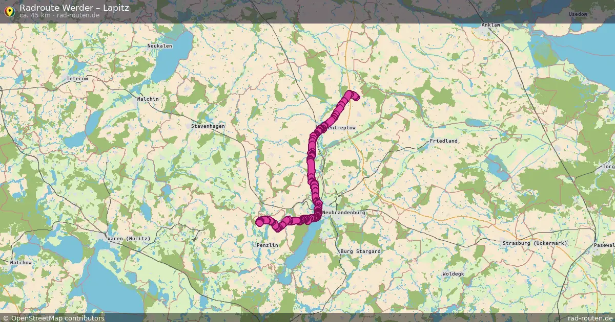Radtour Werder – Lapitz