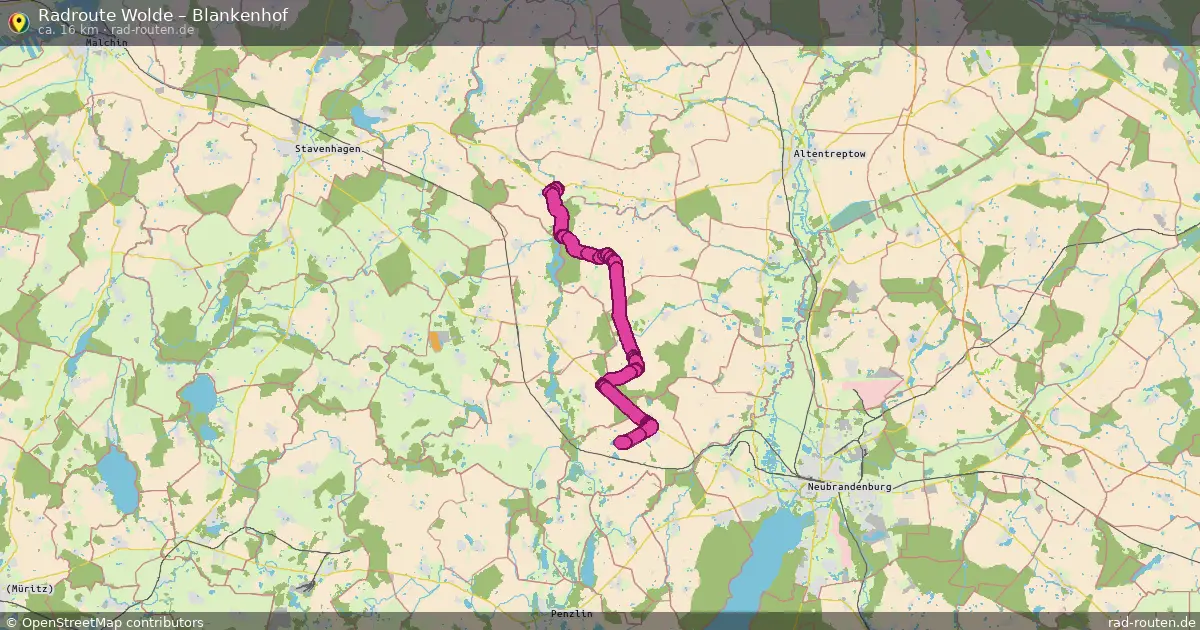 Radtour Wolde – Blankenhof