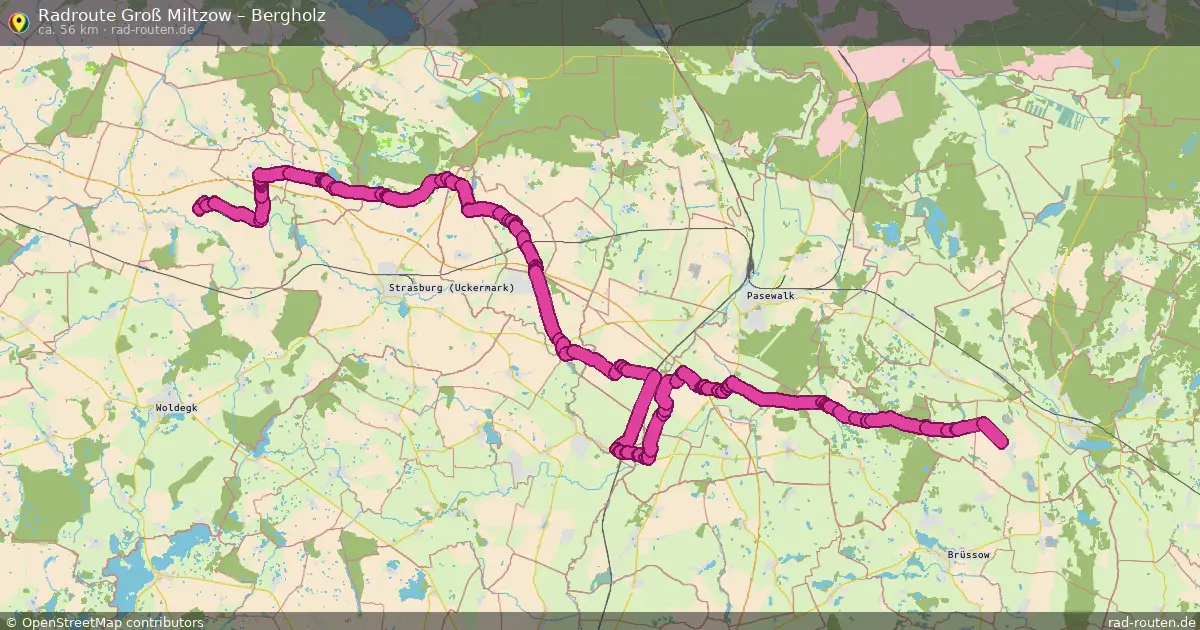 Radtour Groß Miltzow – Bergholz