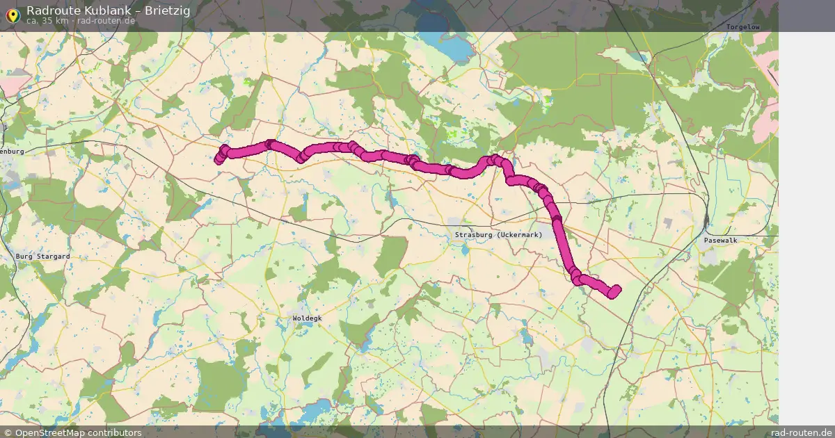Radtour Kublank – Brietzig