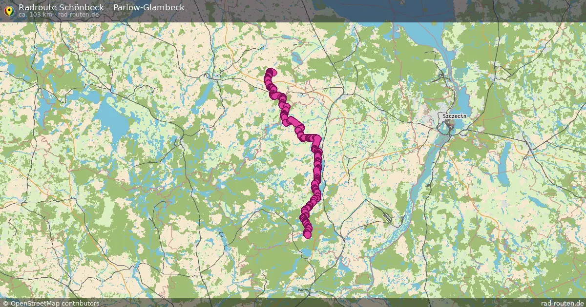 Radtour Schönbeck – Parlow-Glambeck